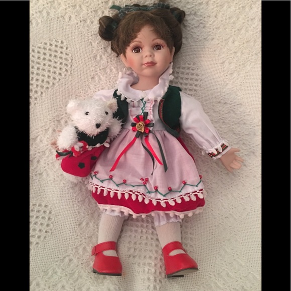 Heritage Collection Samantha Porcelain Doll-NEW - Picture 1 of 8